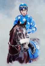 Load image into Gallery viewer, Arabian racehorse Gazwan. Newbury Racecourse
