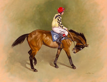 Load image into Gallery viewer, Horse and Jockey, Chepstow Original Oil
